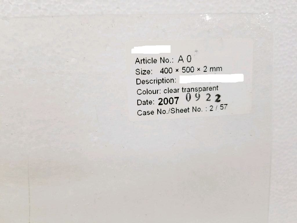 Clear Trans. 0-2-2mm
