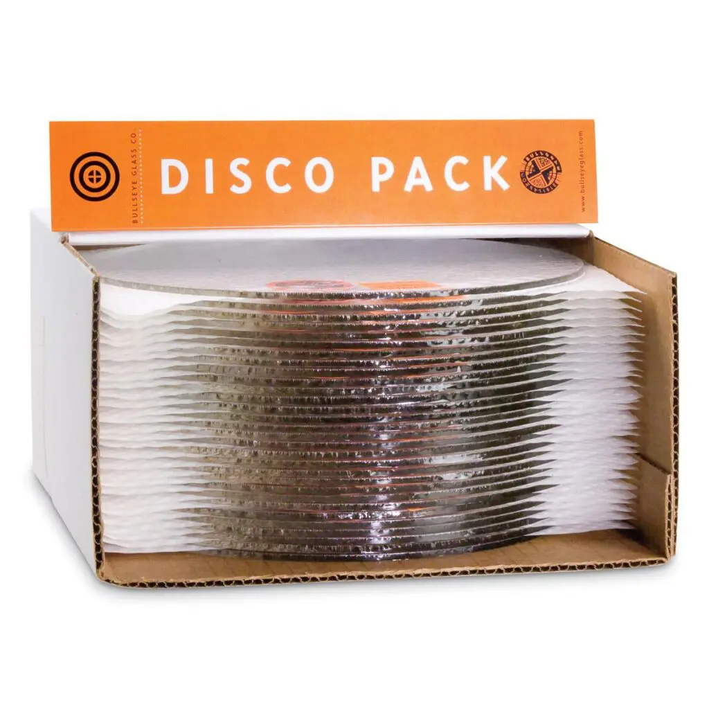 Disco pack, 7.5 in. on a white background.