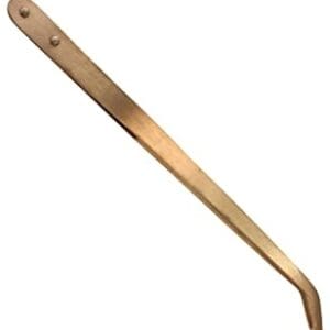 Copper Tongs with Curved Tip