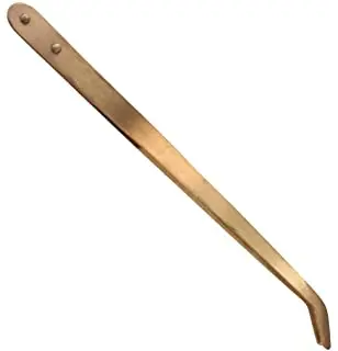 Copper Tongs with Curved Tip