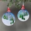 LF218 TWO ROUND ORNAMENTS