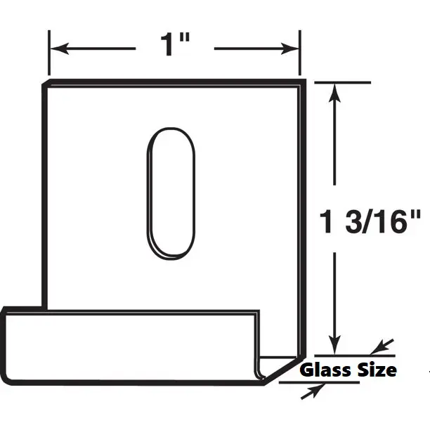 ''J'' Art Glass Hanger Clip (3=Sizes).