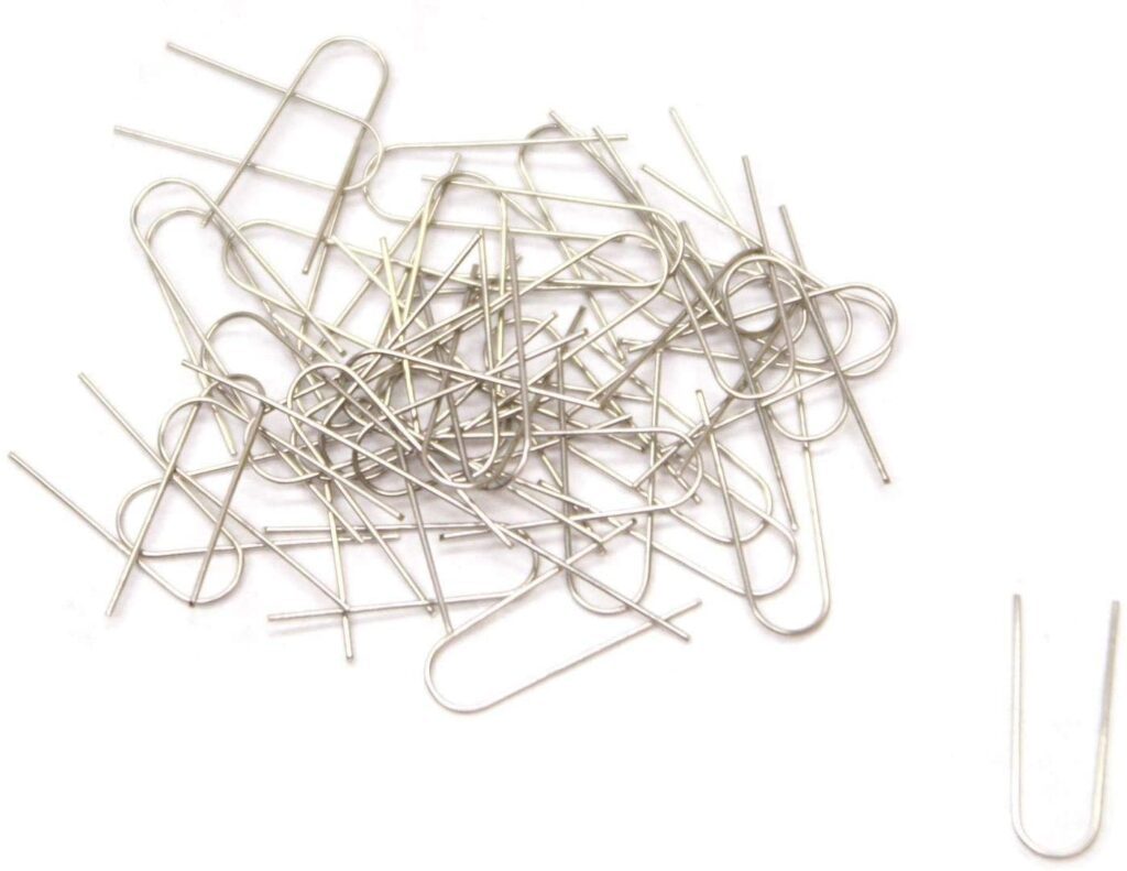 U Shaped Glass & Ornament Wires (50 pieces)
