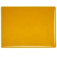 A 1138 Dark Amber Transparent glass plate on a white background.
