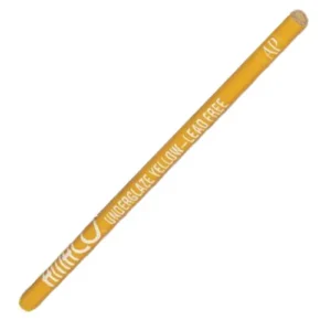 Yellow underglaze pencil, lead-free design.