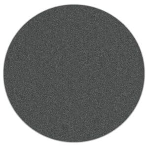 Round dark gray sandpaper disc